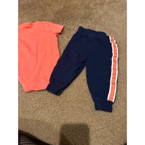 NWOT Carter's Boys "Little Brother" Two Piece Outfit (Top/Buttom) Size 9 Months - Picture 7 of 9